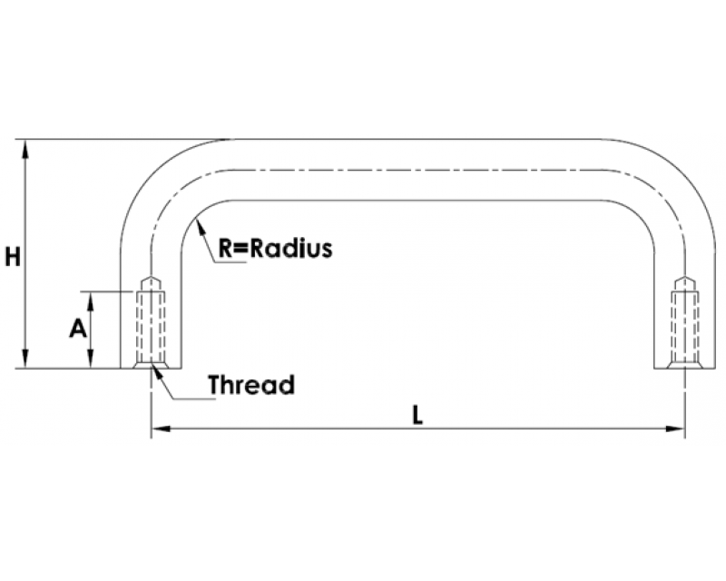 ROUND HANDLES INTERNAL THREAD(mm)