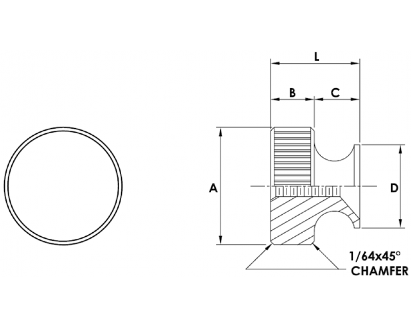 Round Thumb Nuts American Standard
