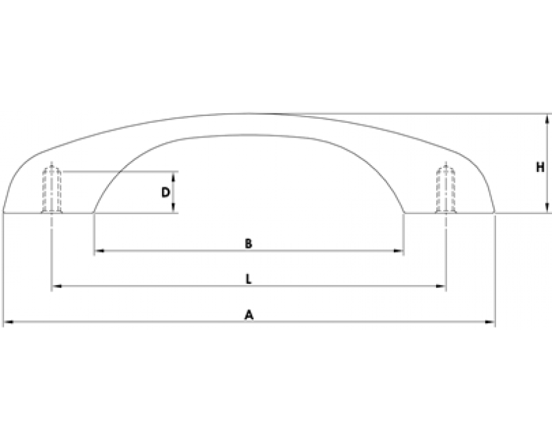 ALUMINUM EXTRUSION HANDLES-L004