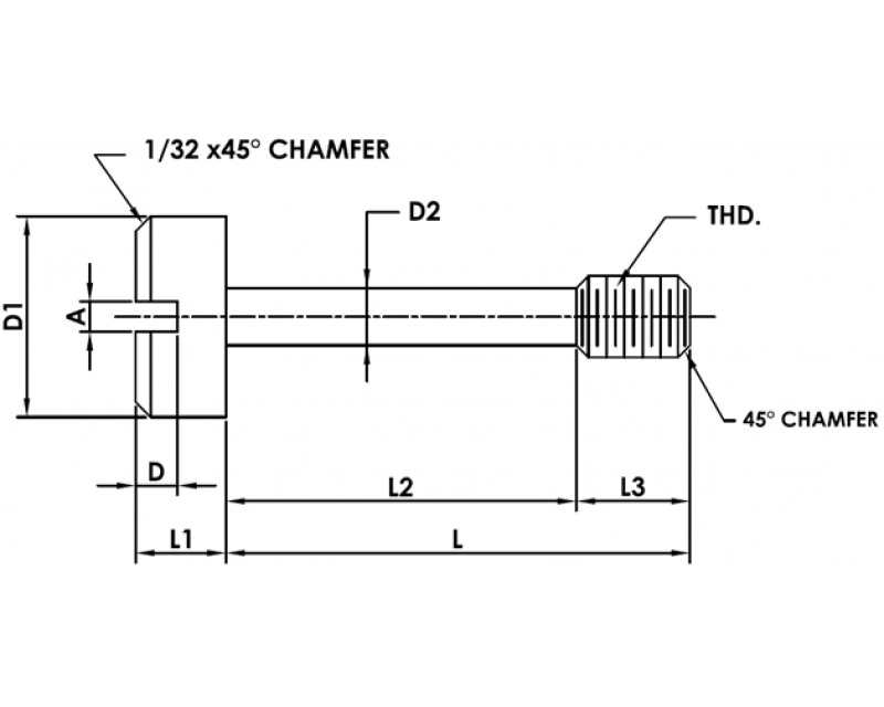 CAPTIVE PANEL SCREW STYLE 6 Metric Standard