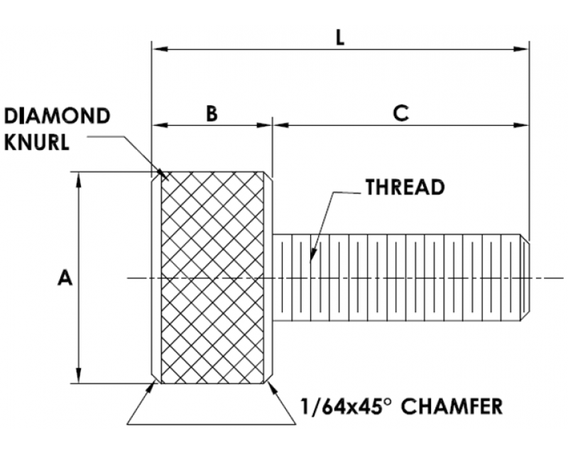 PLAIN THUMB SCREWS American Standard