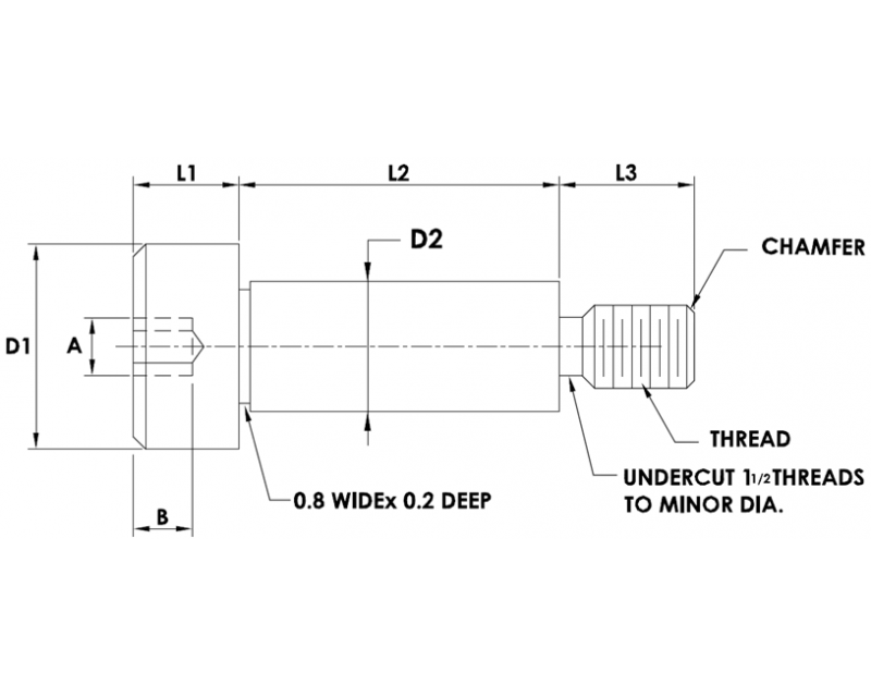 PRECISION SHOULDER SCREWS SOCKET HEAD Metric Standard
